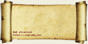 Danica Jaćimović vizit kartica